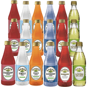 Rose’s Fruit Syrup Juice Mixers Mix 18 Pack (12oz) – Includes Simple Syrup, Lime, Strawberry, Blueberry, Peach, and Grenadine – Premium Cocktail and Beverage Mixers