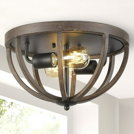 

Jonathan Y Lighting Jyl7479 Darlene 2 Light 13 Wide Led Flush Mount Ceiling Fixture -
