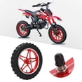 thumbnail image 3 of Rear Wheel, Pocket Bike Tire Metal Reliable Rubber Corrosion Proof With High Rigidity For Bicycle For Engineer, 3 of 8