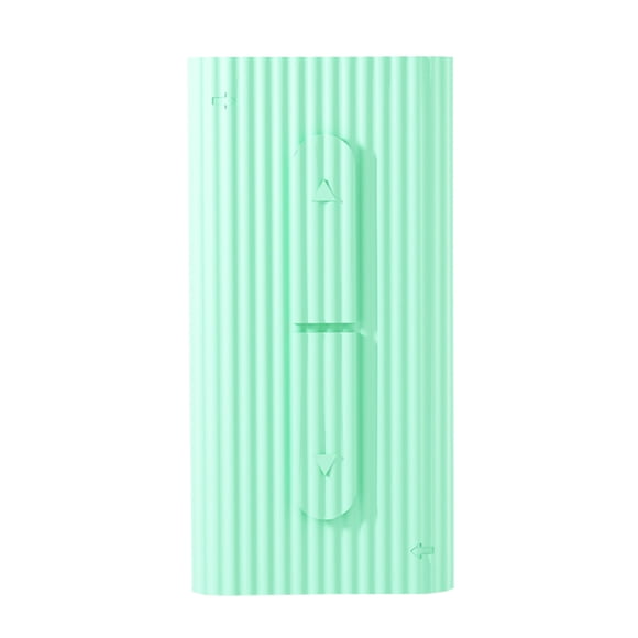 Dispensador automático de hilo dental de bolsillo, 2 cabezales dispensadores, almacenamiento hermético, estuche de viaje recargable para el cuidado bucal sobre la marcha