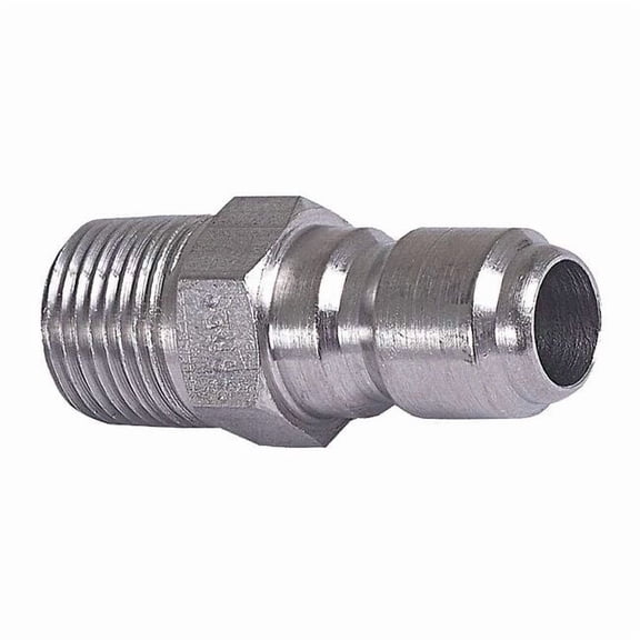 Mi-T-M Quick Connect Plug,Male,3/8 M x 3/8 In 17-0005