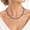 5-6mm Baroque Black Pearl, variant on Yami 7-8 mm Freshwater Cultured White Pearl Necklace 18+2 in with 925 Sterling Silver Clasp Gift for Her