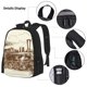 thumbnail image 3 of Disketp Train Mochila Estampada de Gran Capacidad con Lonchera y Estuche, Set de 3 Piezas para Estudiantes, 3 of 7