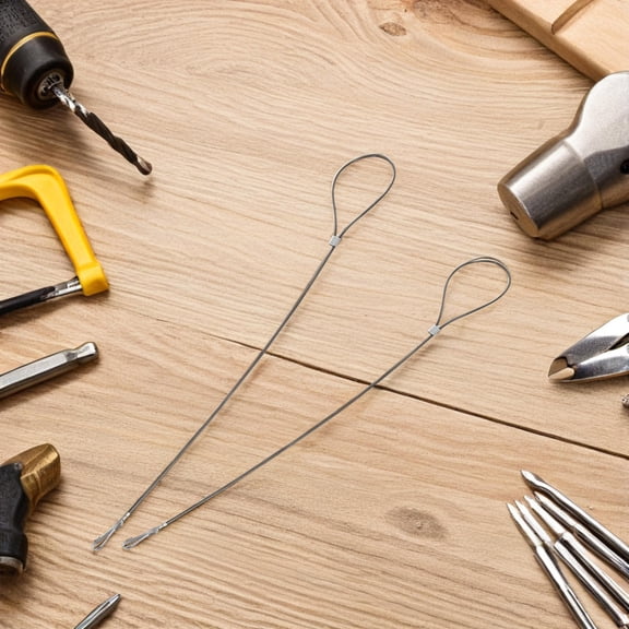 Raindrops 4 Pcs Door Pull Cords Stainless Steel Adjustable Gate Latch Cable Pull String For Metal Wooden Fences Garden Backyard Door Fence Gate Opener