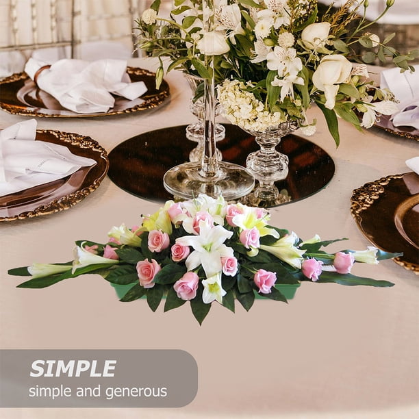 unbranded 5Ud Bandejas Plásticas Para Espuma Floral Fáciles De Usar Para Arreglos En Eventos