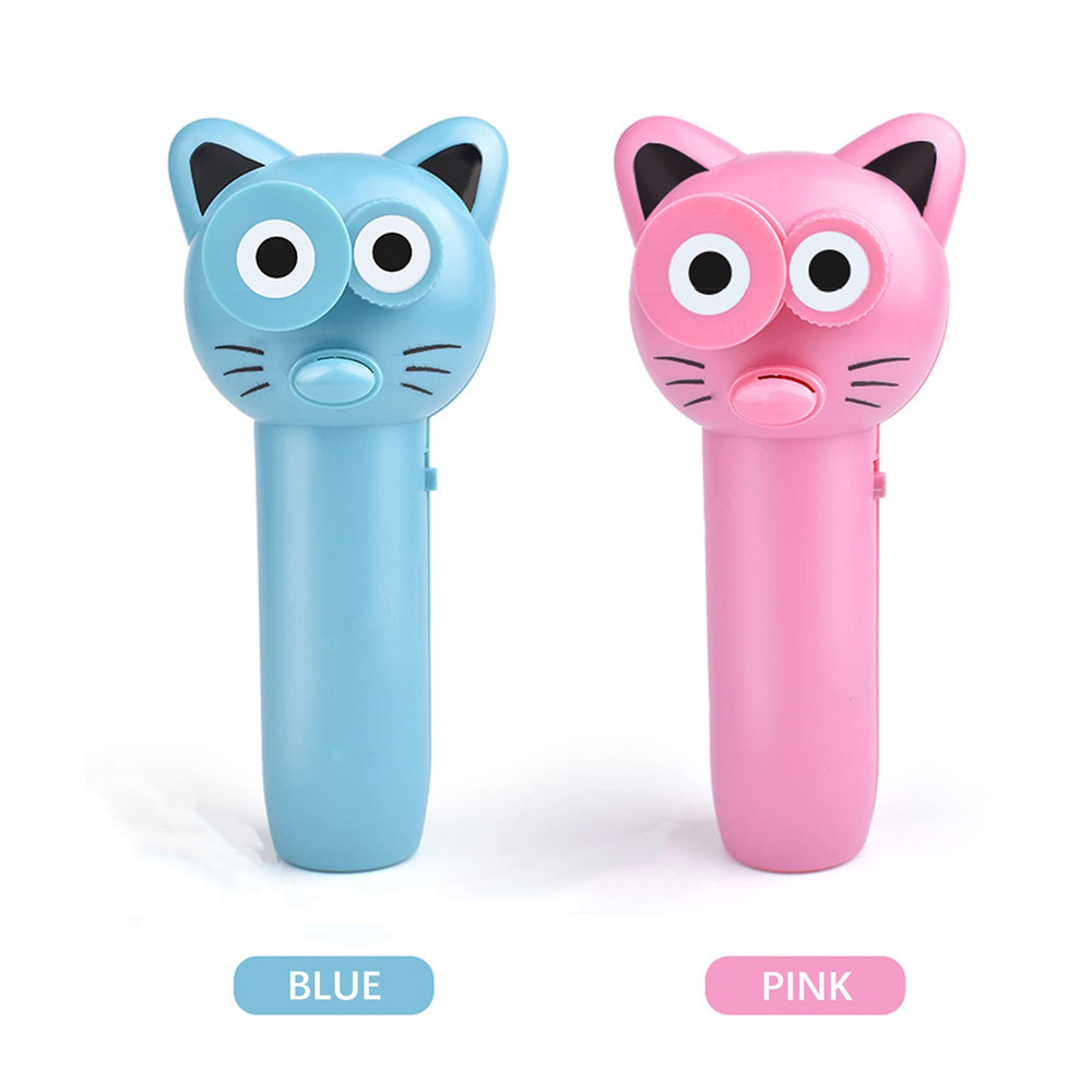 Rope Launcher Toy Cat Shape, Zip String Rope Propeller Toy Creative