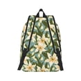 thumbnail image 3 of Daiia Lilies Flowers Vintage Canvas Backpack for Men and Women ,Hiking Backpack,Travel Laptop Bag for School,Large Capacity Backpack, 3 of 8