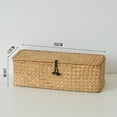 thumbnail image 2 of Woven Three Compartment Storage Organizer For Home And Small Items Clutter-Free Style, 2 of 3