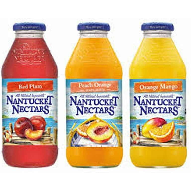 Nantucket Nectars Variety Pack 24 Plastic Bottles, Red Plum,