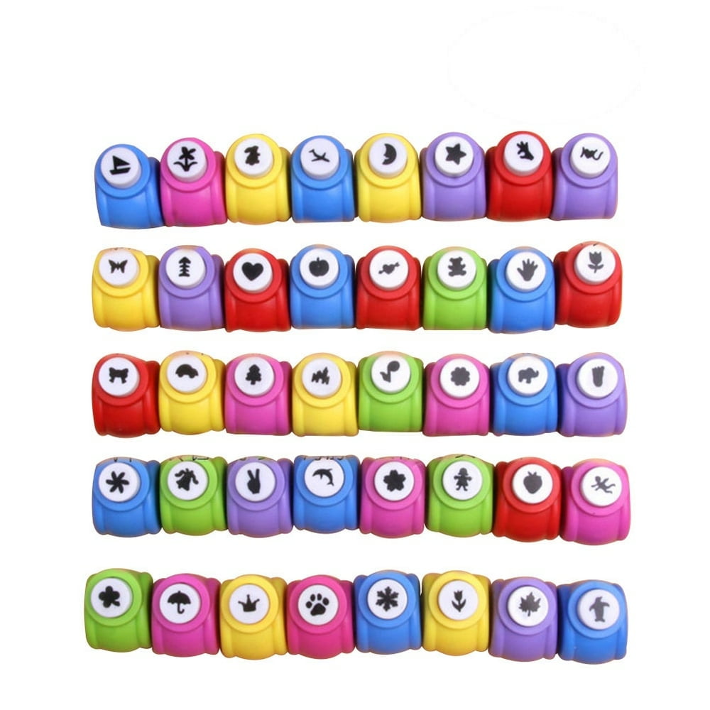 Paper Punch Craft Cutter Punches Hole Card Mini Shaper Puncher Shapes Diy Envelope Set Cut Shaped Flowers Circle Star