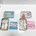 thumbnail image 2 of Cajas decorativas de conejito de bolsillo, relleno para cestas de Pascua, regalos de Pascua para niños, adopción de conejito mascota DIY, juguete de peluche de conejo en lata: cama miniatura S, 2 of 3