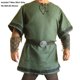 thumbnail image 1 of Medieval Vikingo Norman Disfraz De Halloween De Manga Corta Túnica Camisa Larga, 1 of 4