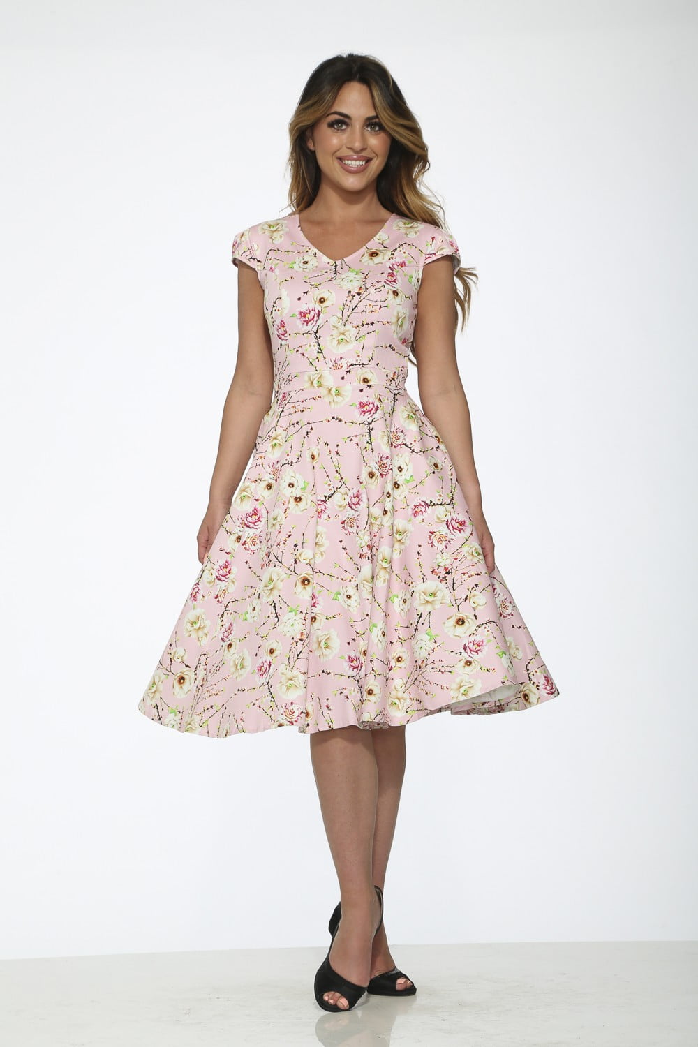 Pink Floral Dress Walmart