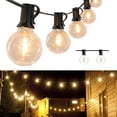 thumbnail image 3 of Luces Colgantes para Exteriores Cadena 25/30 Pies Jardín Porche Campaña, 3 of 9