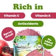 thumbnail image 5 of Pomegranate Juice Powder, 7 Pounds – 100% Natural Antioxidant, Rich Superfood for Smoothies, Baking and Juice, with real fruit flavor, Vegan, Kosher, Bulk - by Food to Live, 5 of 7