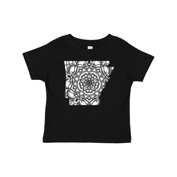 Inktastic Arkansas Silhouette Mandala Boys or Girls Baby T-Shirt