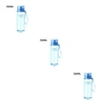 thumbnail image 4 of Toystoory Hervidor de agua de plástico a prueba de fugas botella de bebida portátil para actividades al aire libre, azul transparente, 560 ml Type1 NO1, 4 of 6