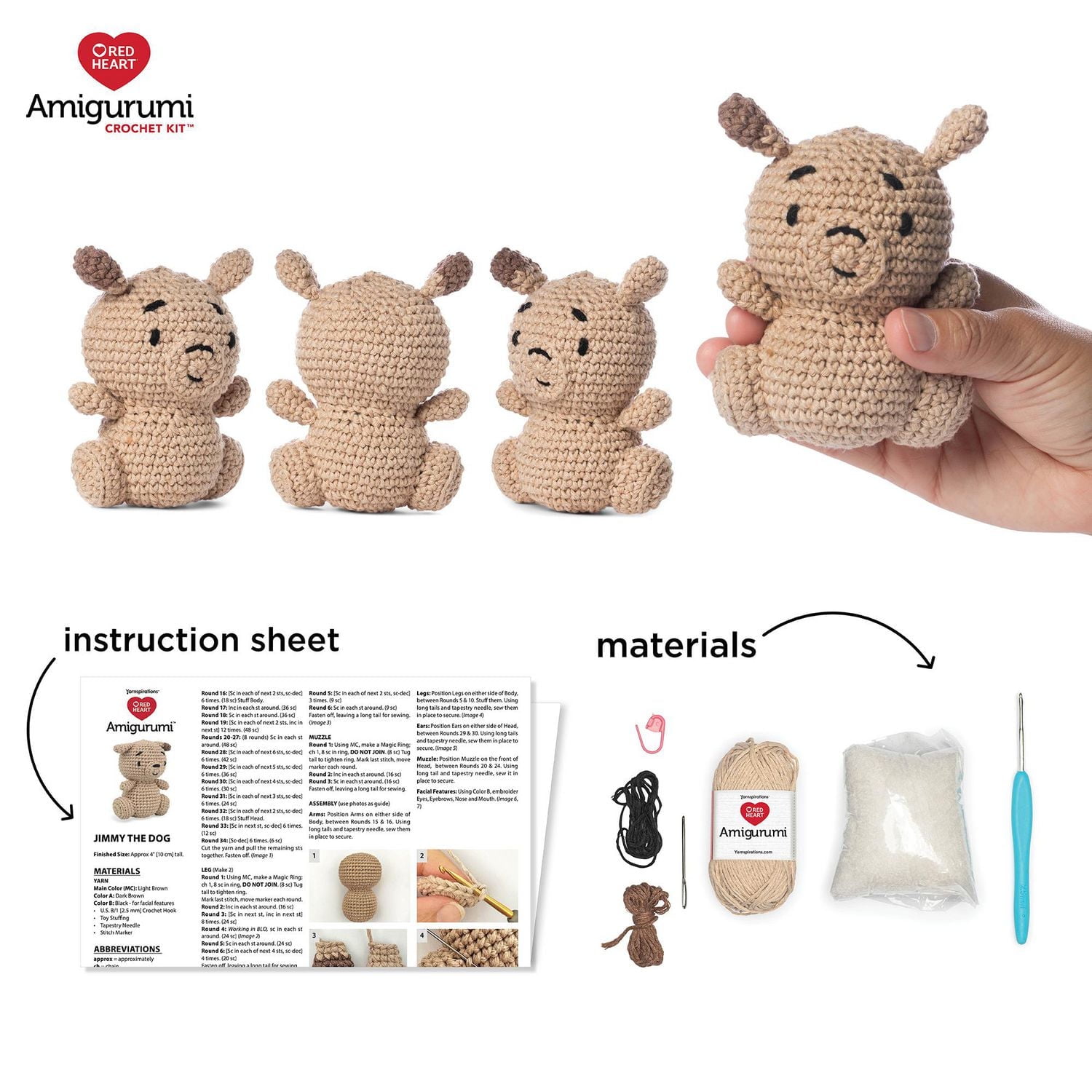 Red Heart™ AMIGURUMI Crochet Collection Kit