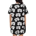 thumbnail image 3 of Lsque Cool Car Women's Short-Sleeved Pajama Set - 2 Piece Soft and Lightweight Sleepwear Set-Large, 3 of 9