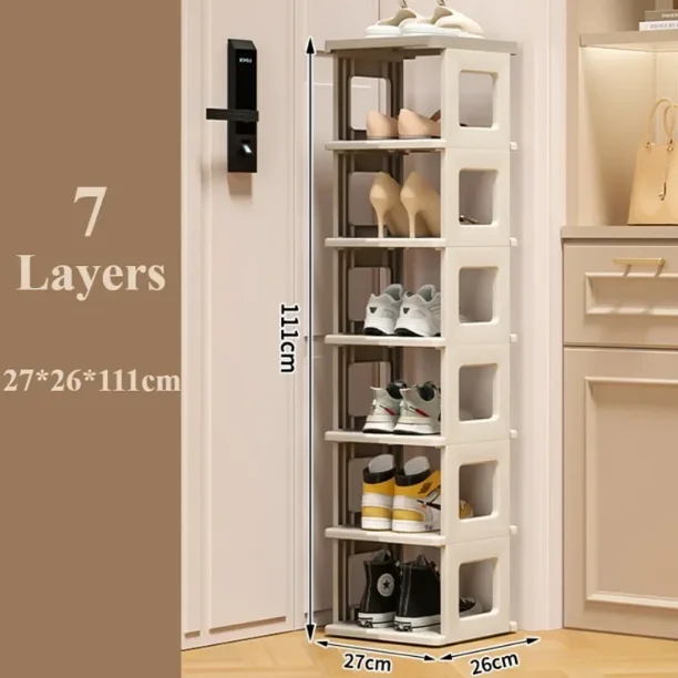 Zapatero plegable, armario de zapatos multifuncional para el hogar, gabinetes de zapatos de alta capacidad, estantería de almacenamiento multicapa para dormitorio