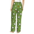thumbnail image 3 of Balery Halloween Monster Gnome print Women's Pajama Pants,Ultra Lightweight Pjs,Lounge Pant-XX-Large, 3 of 9