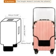 thumbnail image 2 of LZLINGMEI Clear PVC Luggage Cover Protectors Transparent Waterproof Sleeve for Wheeled Suitcases, 2 of 14