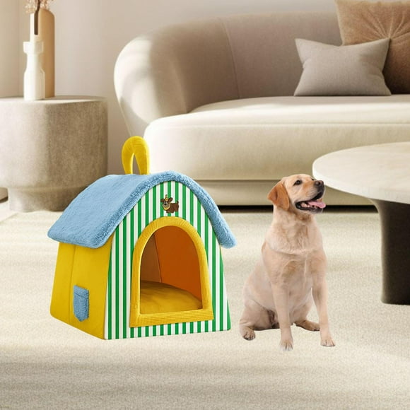 Runquan Cat Bed Tent Washable Pet Sleeping Bed for Outdoor Puppy Cats and Small Dogs S
