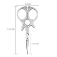 thumbnail image 4 of Easy To Carry Easily Trim  Scissor, Sewing Shears, Embroidery DIY Needlework Sewing For Handicraft Manual Paper-cutting Cross Stitch, 4 of 8