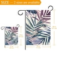 thumbnail image 3 of Tropical Leaves in Pastel Colors Double Sided Garden Flag Decorative Weather Resistant Yard Flag, Large DIY Vertical Flag for Farmhouse Patio Lawn, 28x40 Inch, 3 of 6