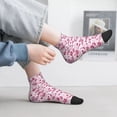 thumbnail image 2 of Fuzoiu Flower Butterfly Print Adult Socks, Crew Moisture-wicking Socks, Unisex Cushion Crew Socks,Casual Sports Ankle Socks, 2 of 7