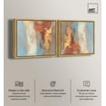 thumbnail image 2 of Art Remedy Warm Boho Abstracts Canvas, 24" x 24", Gold Frame, Canyon Colors II Set, 2 of 5