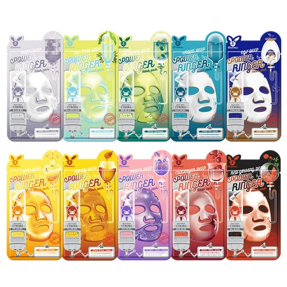 Paquete de mascarillas Elizavecca Deep Power Ringer 10 tipos
