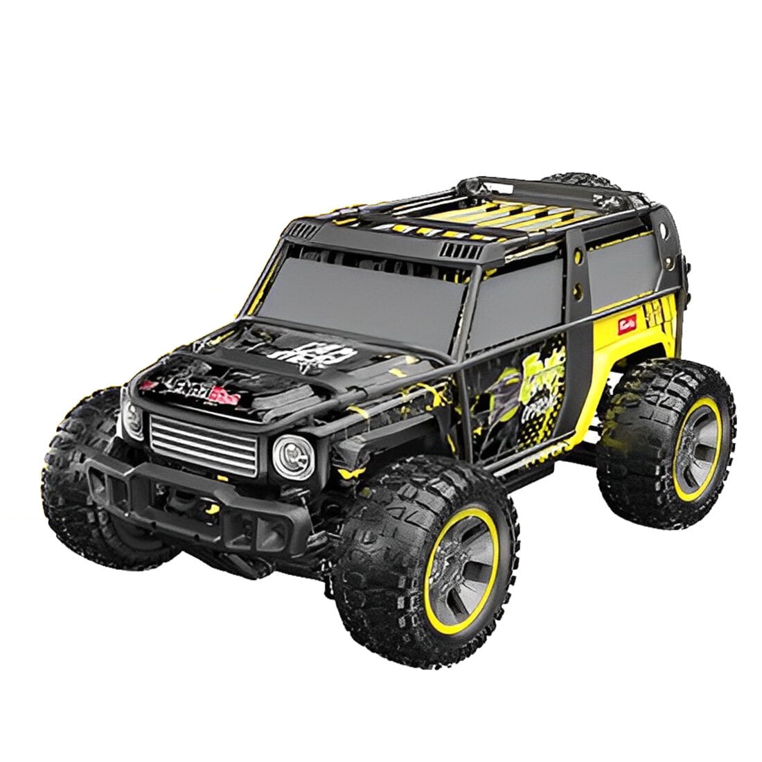 1/10 Scale Brushless High-Speed RC Car, 2.4G 4WD 65KM/H Off-Road Remote Control Climbing Car with Waterproof ESC, RTR Version for Adults