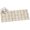 Coral,Brown, variant on 2x3ft Area Rug,Botanical Palm Leaves Sketch Washable Large Rugs Soft Non-Slip Floor Rug White Leaf on Terracotta Non-Shedding Indoor Carpets for Living Room Bedroom Home Office Nursery