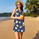 thumbnail image 3 of Fotbe Funny Chicken Vestido de Verano sin Mangas para Mujer – Vestido Midi Línea A, Estilo Camiseta Floral, Vestido Playero Casual y Fluido, 3 of 7