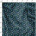 thumbnail image 3 of Soimoi Blue Cotton Jersey Fabric Wild Animal Decor Fabric Printed BTY 58 Inch Wide, 3 of 5
