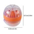 thumbnail image 3 of Manual Citrus Juicer Squeezer for Oranges Lemons Grapefruits | Plastic Hand Press Extractor | Ergonomic Handle | Easy Clean | 1pc | 8.7x5.9x5.9cm, 3 of 6