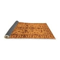 thumbnail image 2 of Ahgly Company Indoor Round Oriental Orange Traditional Area Rugs, 4' Round, 2 of 4