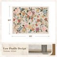 thumbnail image 5 of SIXHOME 5'x7' Area Rug Floral Washable Rugs for Living Room Bedroom Dining Room Soft Vintage Flower Non Slip Carpet Indoor Throw Rugs Beige, 5 of 7