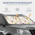 thumbnail image 4 of Kll Happy Easter1 Windshield Sun Shade 2-Piece Foldable Car Front Window Sunshade For Most Sedans Suv Truck - Auto Sun Blocker Visor Protector Blocks Max Uv Rays - Large, 4 of 7