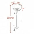 thumbnail image 7 of Cherry High Tank Pull Chain Toilet Conversion Kit Chrome Renovators Supply, 7 of 7