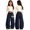 R36-Navy, variant on RMGVDSD Girls Baggy Sweatpants Fashion Heart Print Curved Leg Athletic Pants Elastic Waist Drawstring Trousers Casual School Pants for Girls 10-11 Years