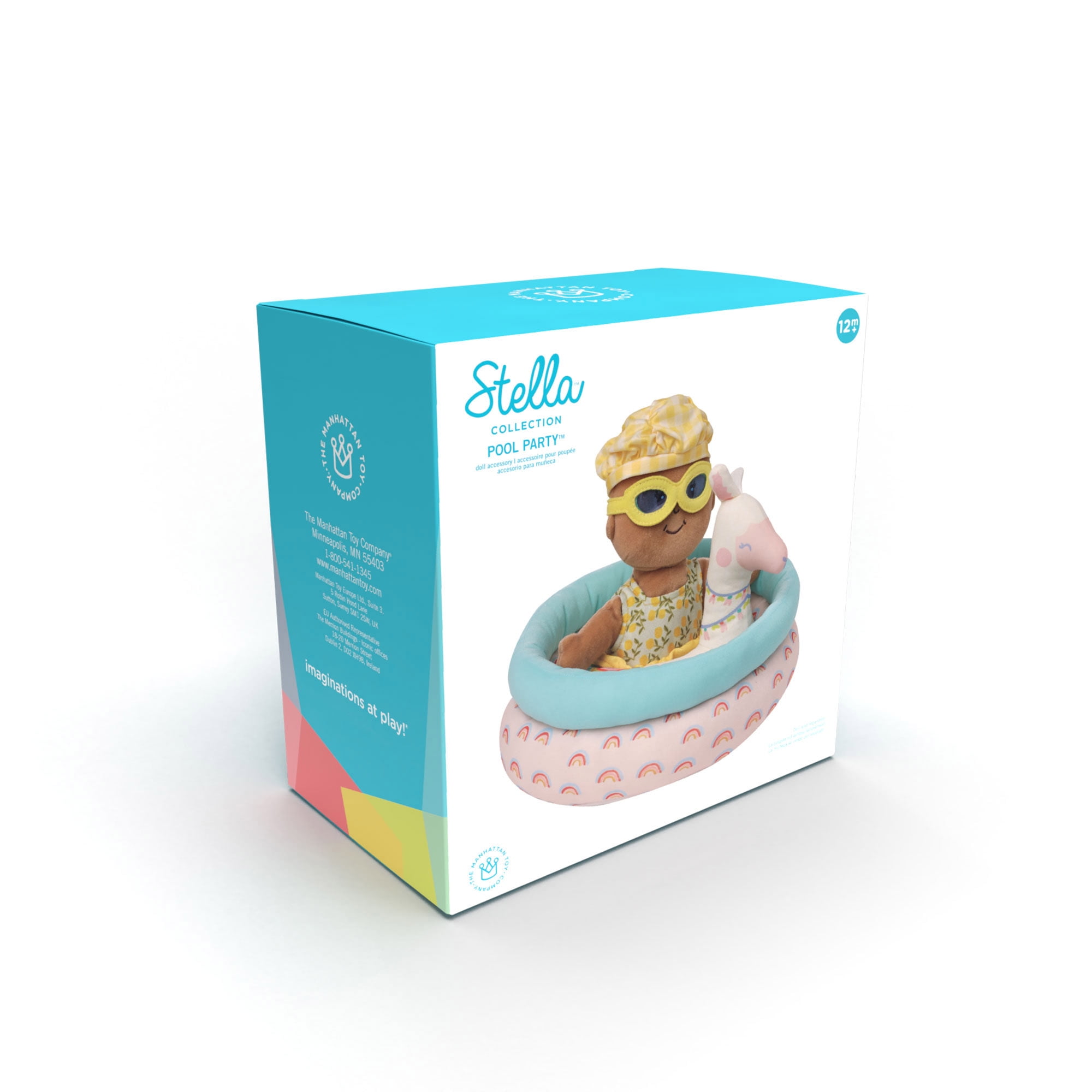 Manhattan Toy Stella Collection Pool Party 4 Piece Baby Doll Pool Playset for 12" and 15" Stella Dolls
