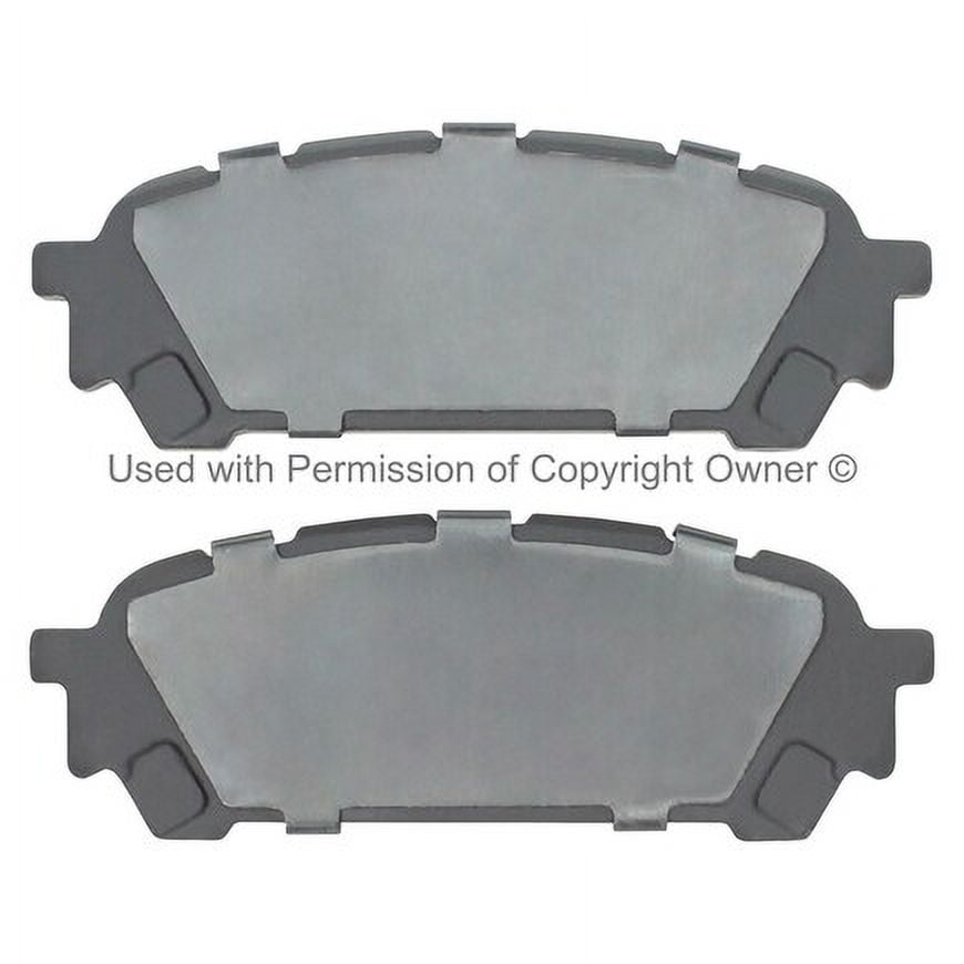 Mpa Electrical 1001-1004C Quality Built Premium Ceramic Brake Pads W/