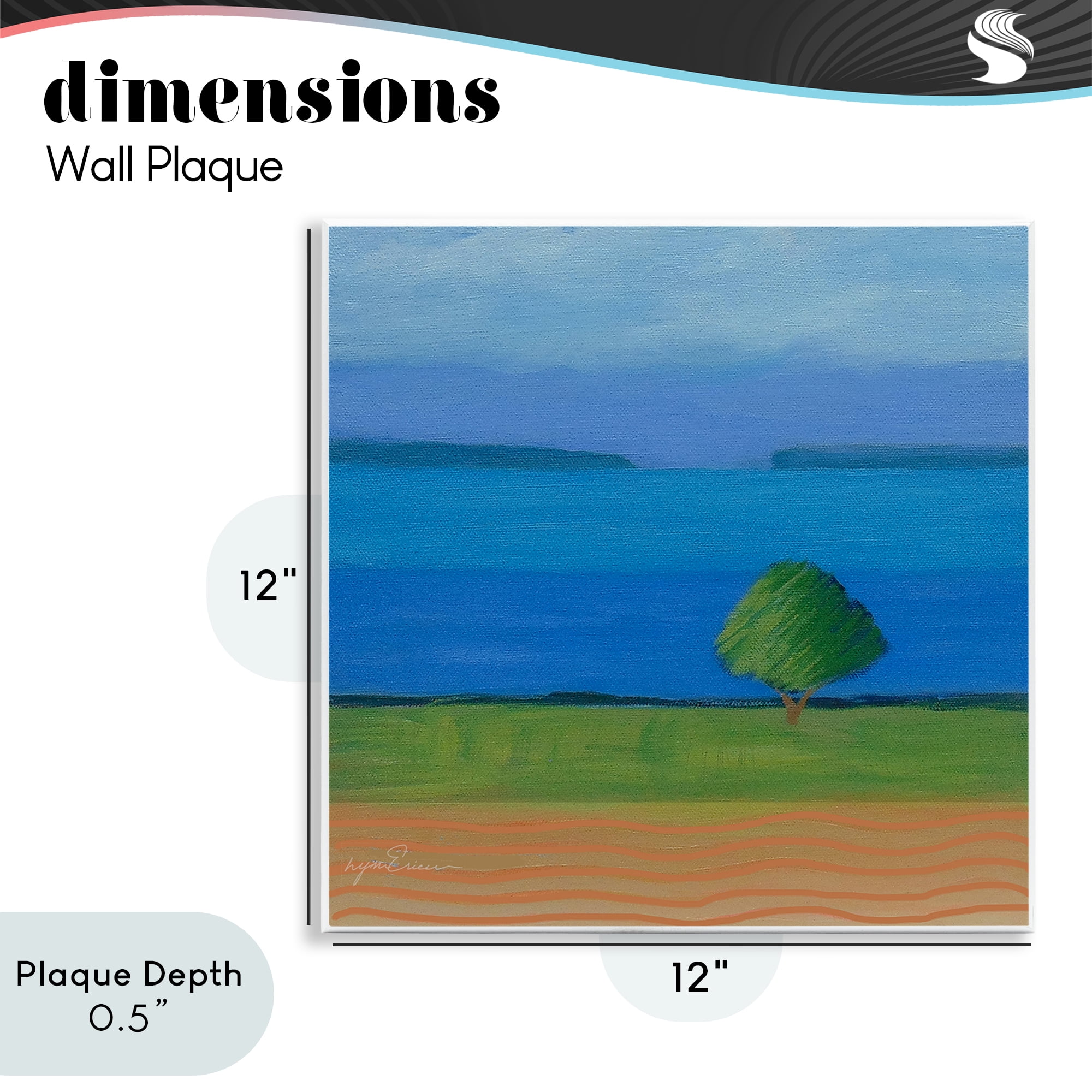 Stupell Industries Lone Tree at Spring Cove Wall Plaque Art, design by Lynn Ericson Fine Art