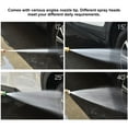 thumbnail image 3 of TFixolHigh-Pressure Washer Gun with 5 Detachable Spray Nozzle Tip 1/4'' Quick Connector Adapter For Car Washing Cleaning Watering, 3 of 7