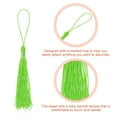 thumbnail image 3 of Unique Bargains 20Pack 5' Silky Bookmark Tassels with Loop for DIY Craft Accessory, Light Green, 3 of 6