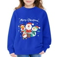 thumbnail image 3 of LWNYDPLSD Christmas Hawaiian Shirt Boys Sweatshirts Size 8-10 Girls' Tops, Tees & Blouses Juniors Sweatshirt 18-24 Month Girl Clothes Girls 14-16, Blue 7-8 Years, 3 of 6