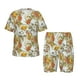 thumbnail image 1 of Balery Ducks and Flowers Conjunto de Pijama Infantil de Manga Corta con Estampado – Ropa de Dormir de Algodón Suave-X-Large, 1 of 6