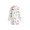 thumbnail image 6 of Joyspun Women’s Woven Long Sleeve Button Front Sleepshirt, Sizes XS-3X, 6 of 6